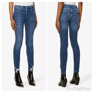 FRAME Le Skinny De Jeanne Skinny Stretch Jeans Van Ness Chew Size 30